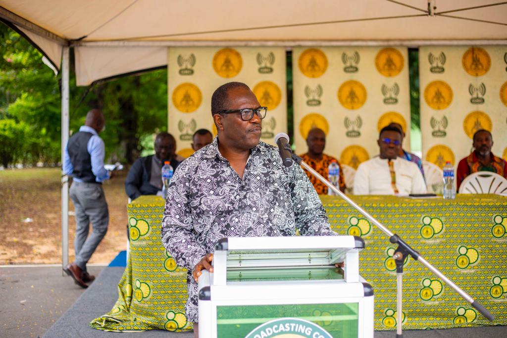 Giving Speech during Graduation